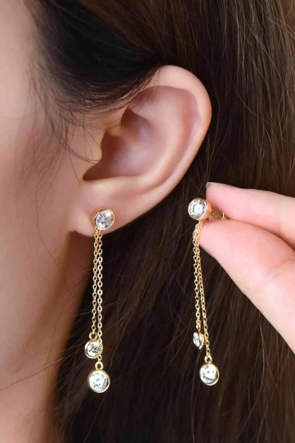 2.6 Carat Moissanite 925 Sterling Silver Earrings Moissanite - Tophatter Daily Deals